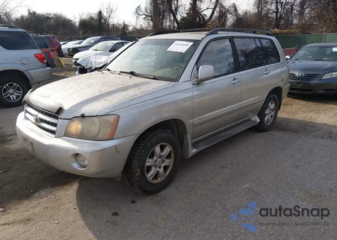 2003 Toyota Highlander Limited from USA, damaged, VIN JTEHF21A430108982